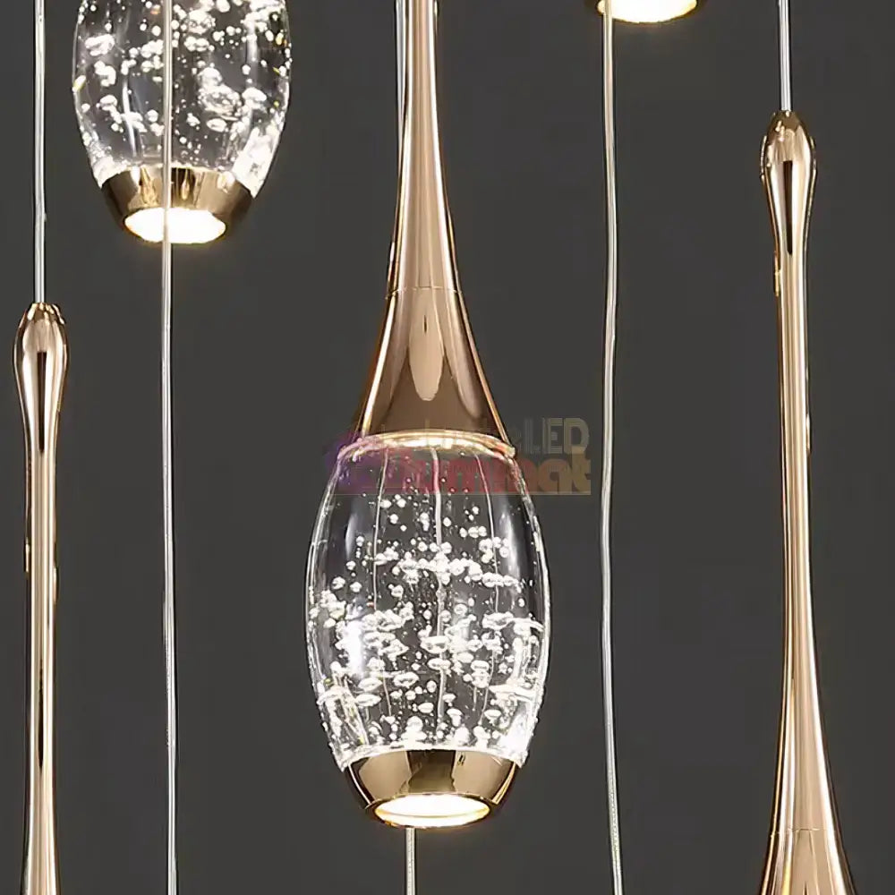 Pendul LED Cristal Seranova lustreled.ro