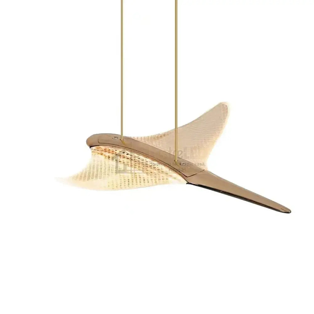 Pendul LED Luxury Golden Seagull lustreled.ro