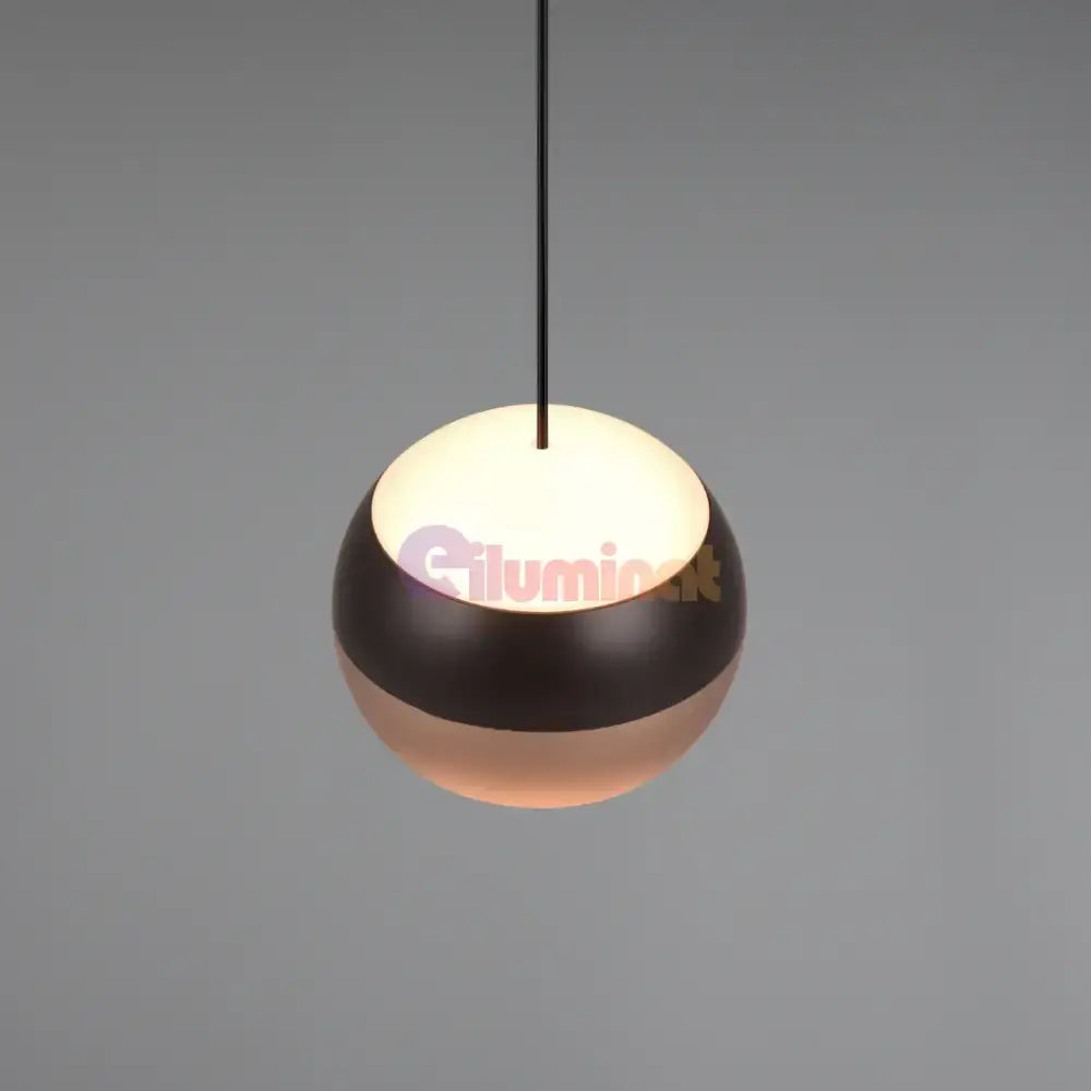 Pendul LED Orbit Pull Down 3 lumini din buton, Dimabil lustreled.ro