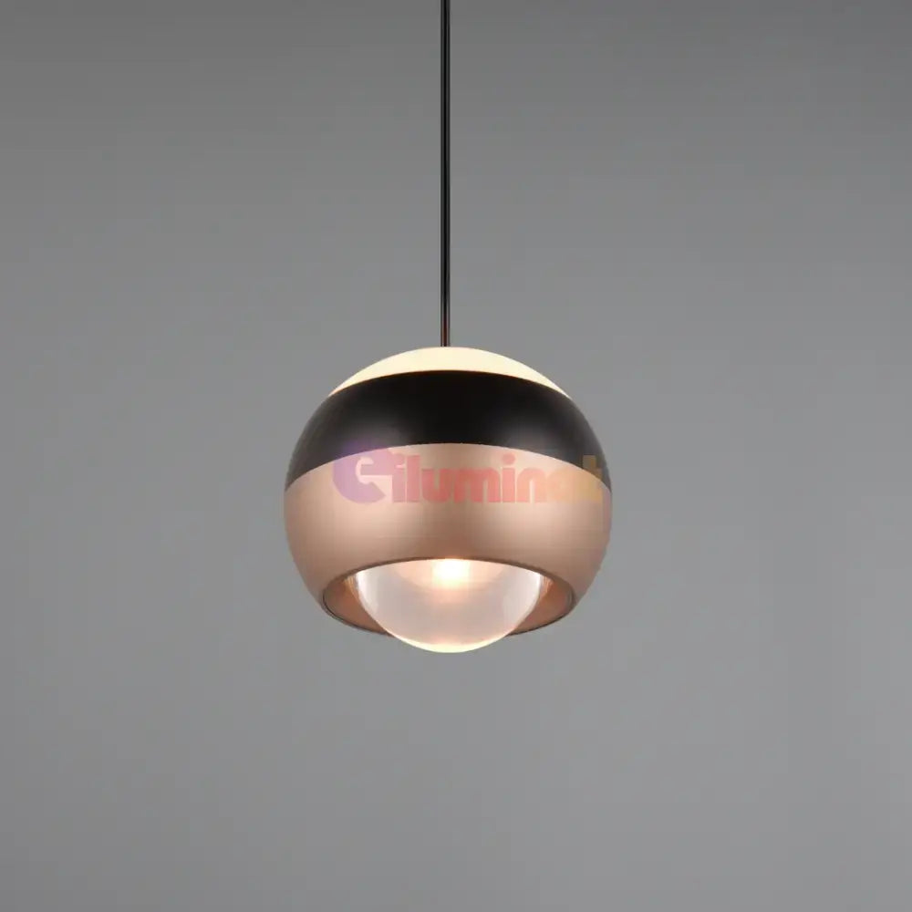 Pendul LED Orbit Pull Down 3 lumini din buton, Dimabil lustreled.ro