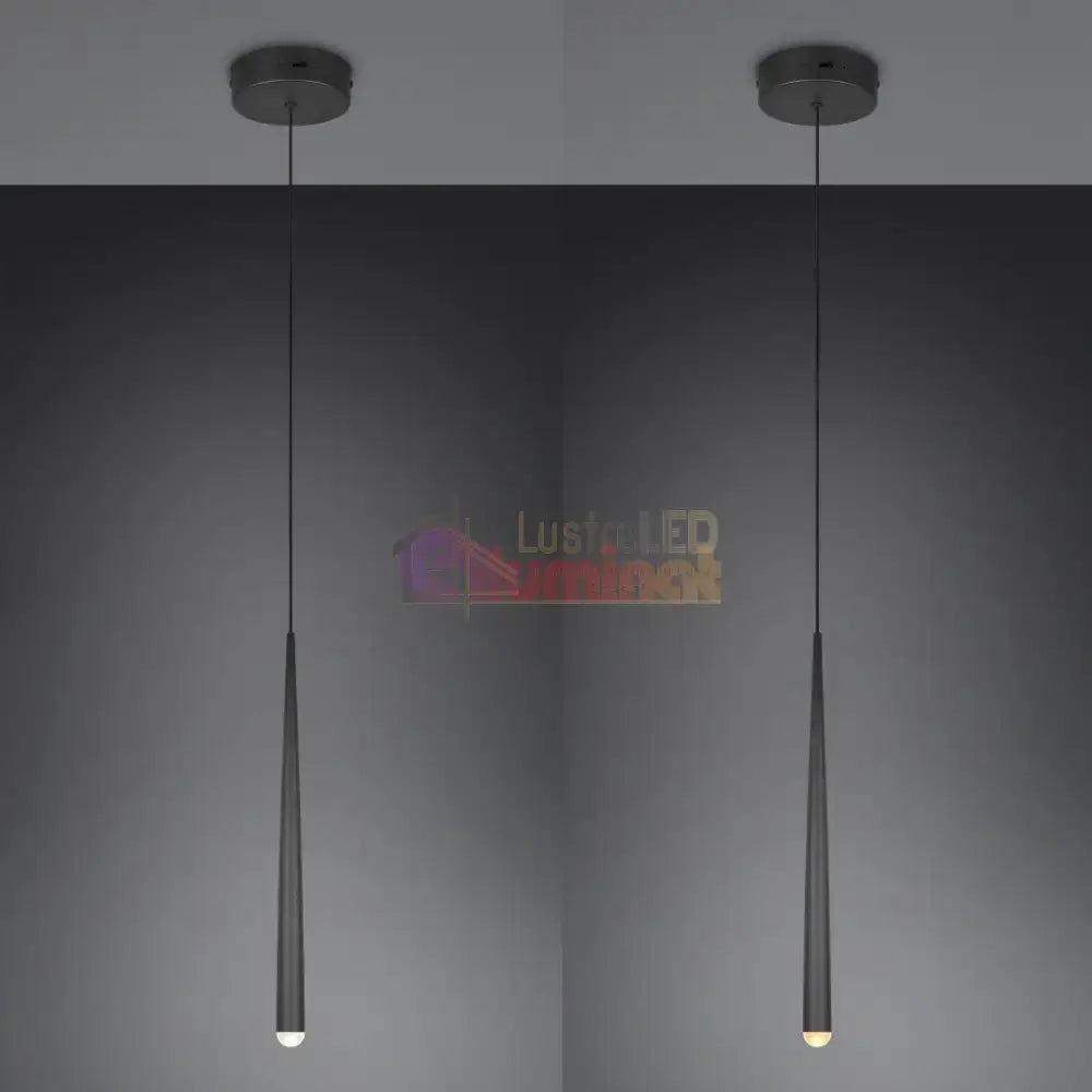 Pendul LED CALA Black lustreled.ro