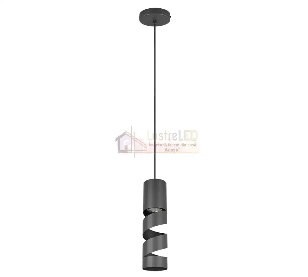Pendul LED STREAM Black 1xGU10 NEAGRA / LUXURY Lighting Fixtures