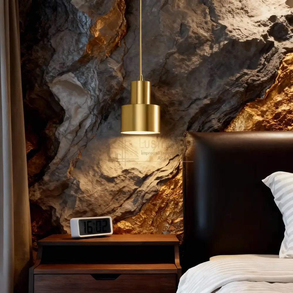 Pendul LED ULIS Gold Echivalent 35W AURIE Lighting Fixtures