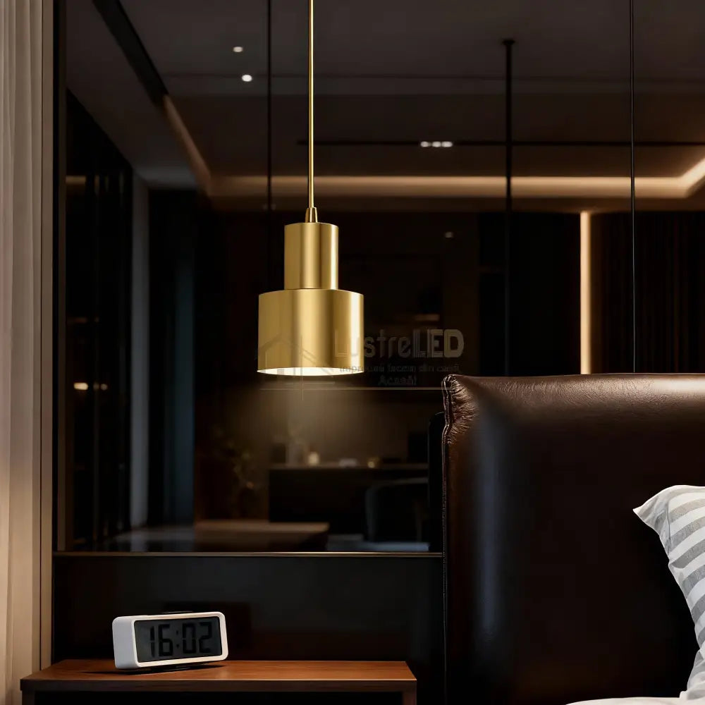 Pendul LED ULIS Gold Echivalent 35W AURIE Lighting Fixtures