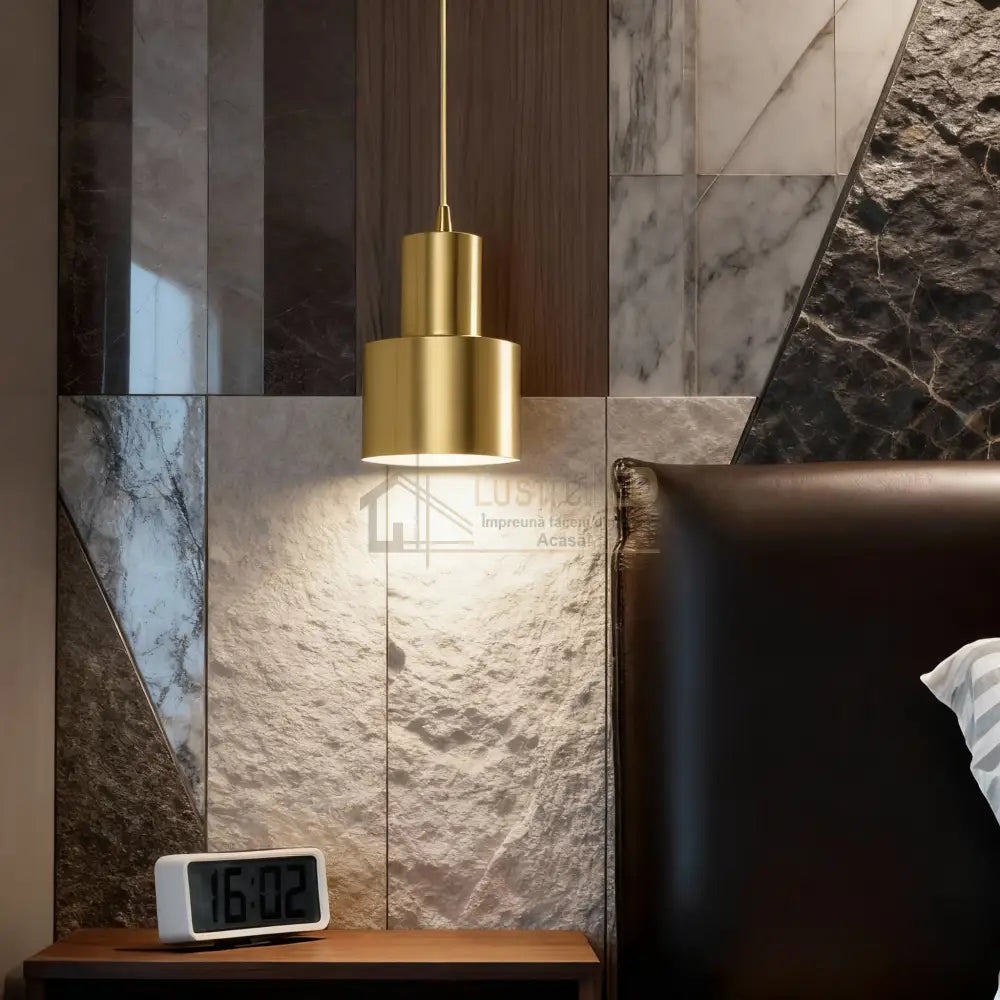 Pendul LED ULIS Gold Echivalent 35W AURIE Lighting Fixtures