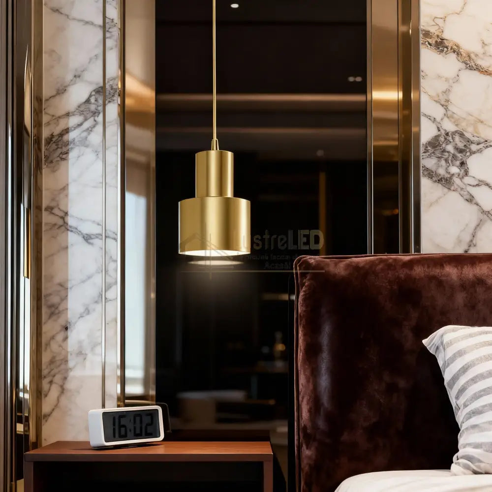 Pendul LED ULIS Gold Echivalent 35W AURIE Lighting Fixtures