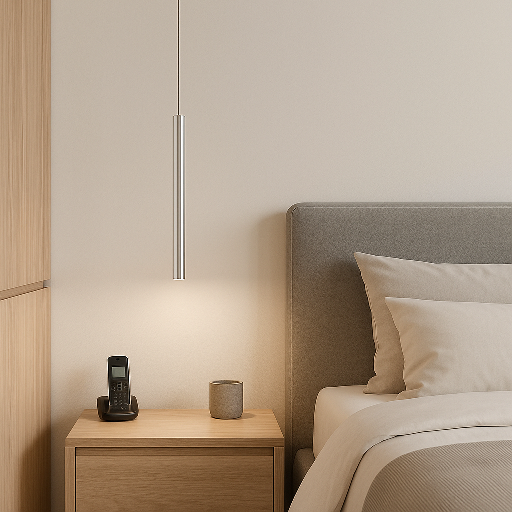 Pendul LED LOYA Chrome UltraSlim Premium