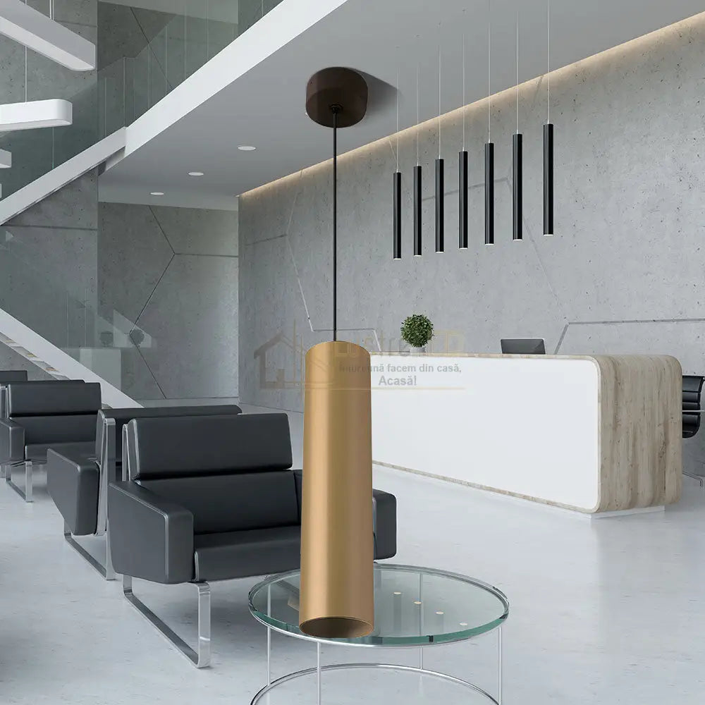 Pendul Metalic Beta 1Xgu10 Gold Lighting Fixtures