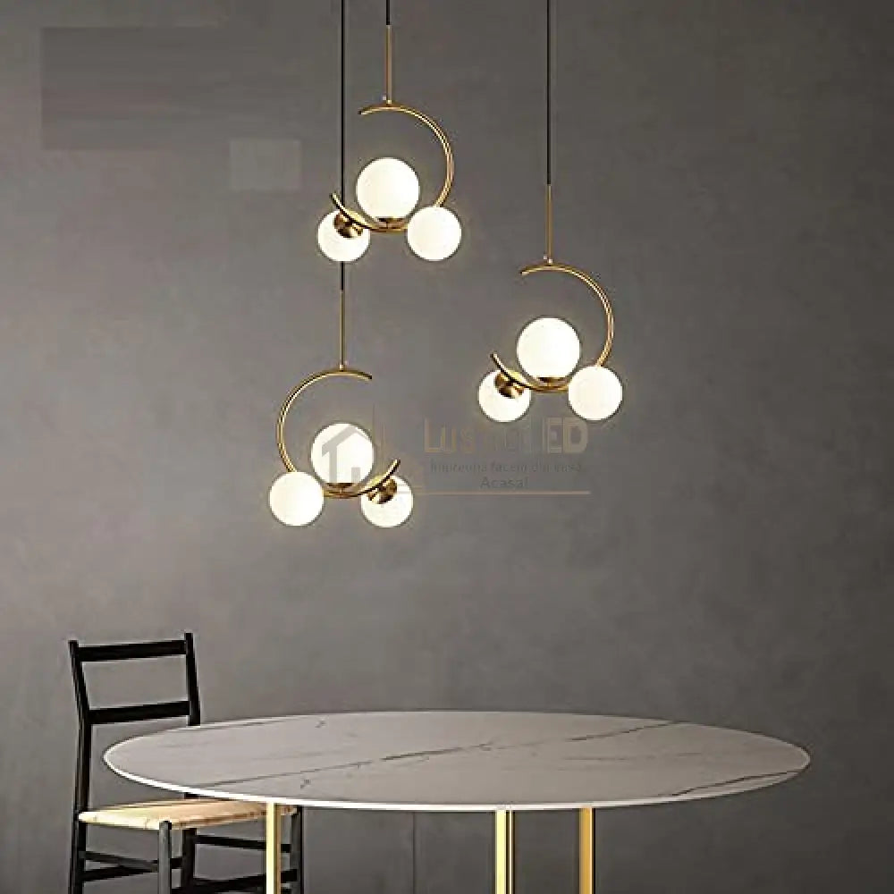 Pendul Nordic 3X E27 Golden Buds Chandeliers