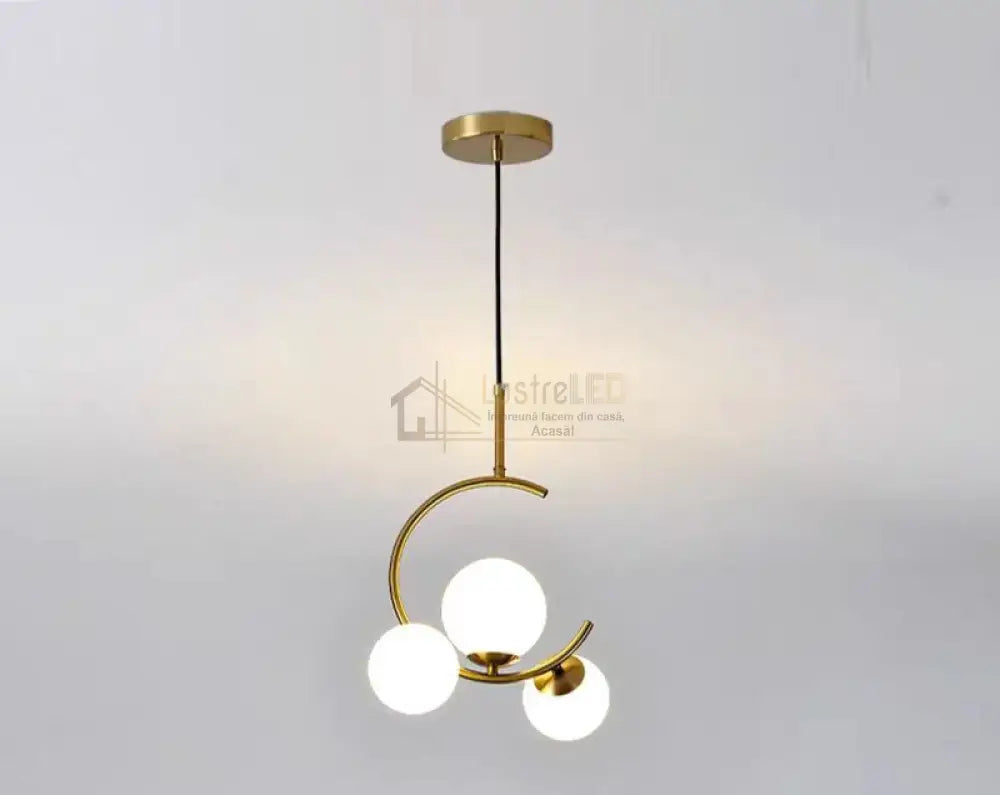 Pendul Nordic 3X E27 Golden Buds Chandeliers