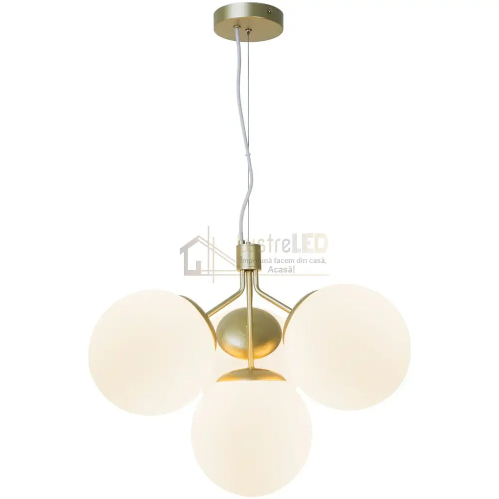 Pendul Nordic Abajur Mat 4xE27 Gold AURIE / NORDIC Lighting Fixtures