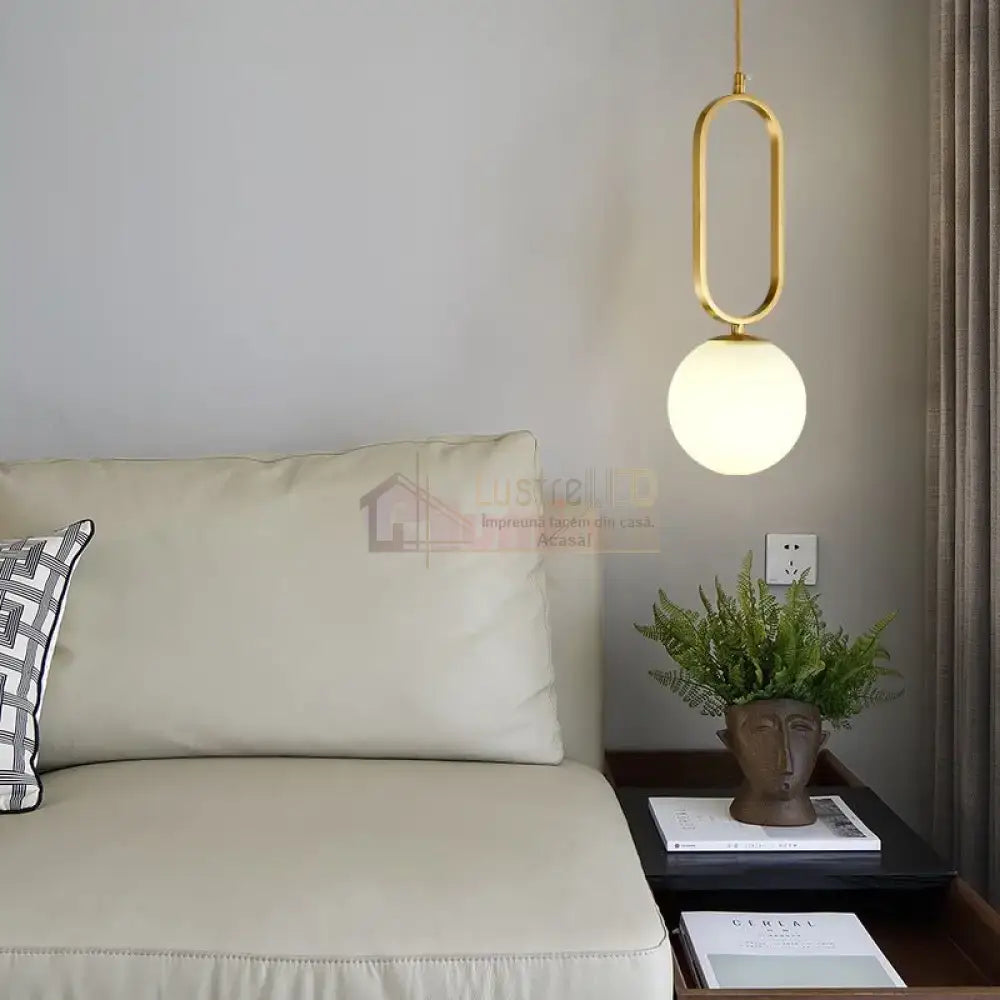 Pendul Nordic Auriu Mx152-1 Lighting Fixtures