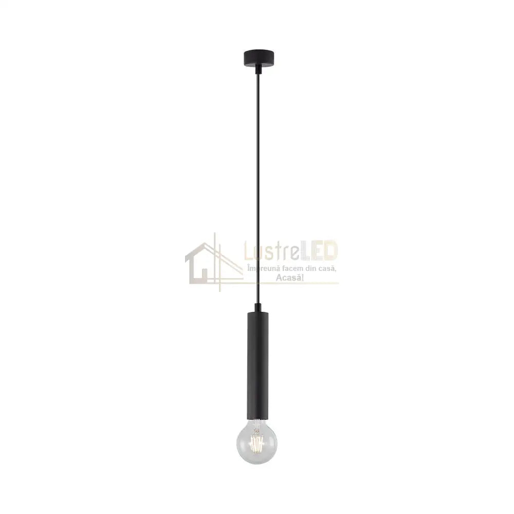 Pendul Nordic Cilindric Exquisite Black 1xE27 NEAGRA / NORDIC Lighting Fixtures