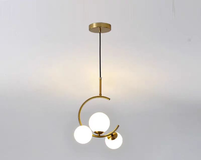 Pendul Nordic 3x E27 Golden Buds