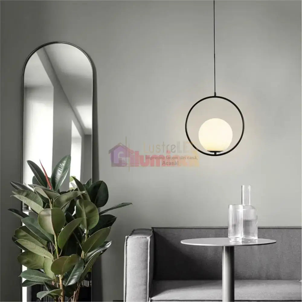 Pendul Nordic Full Moon Black lustreled.ro