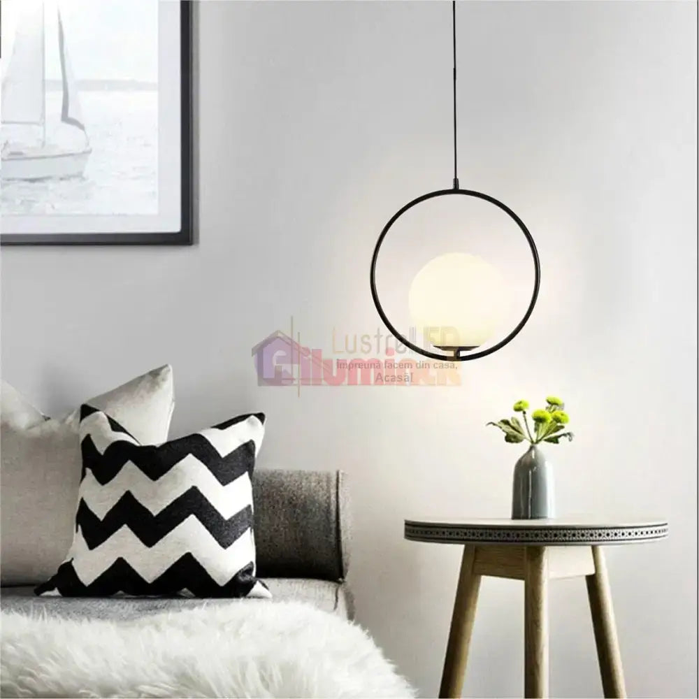 Pendul Nordic Full Moon Black lustreled.ro