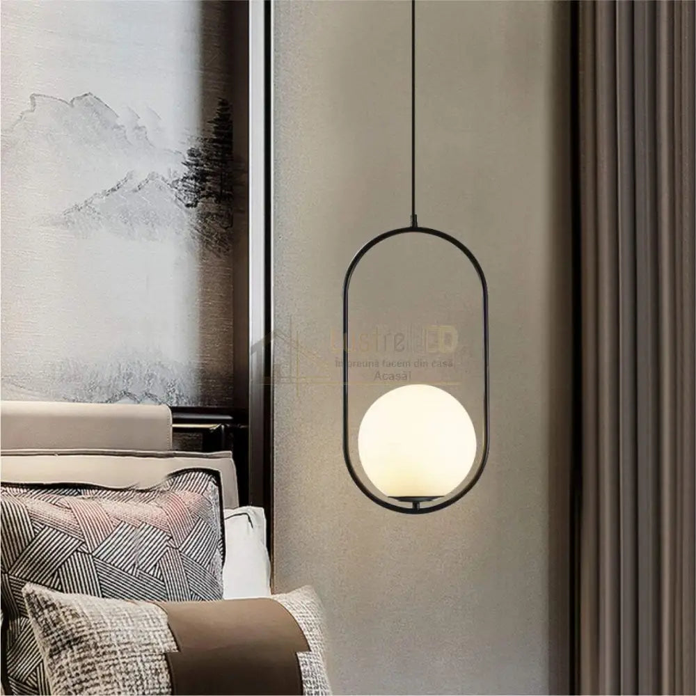Pendul Nordic Half Moon Black lustreled.ro