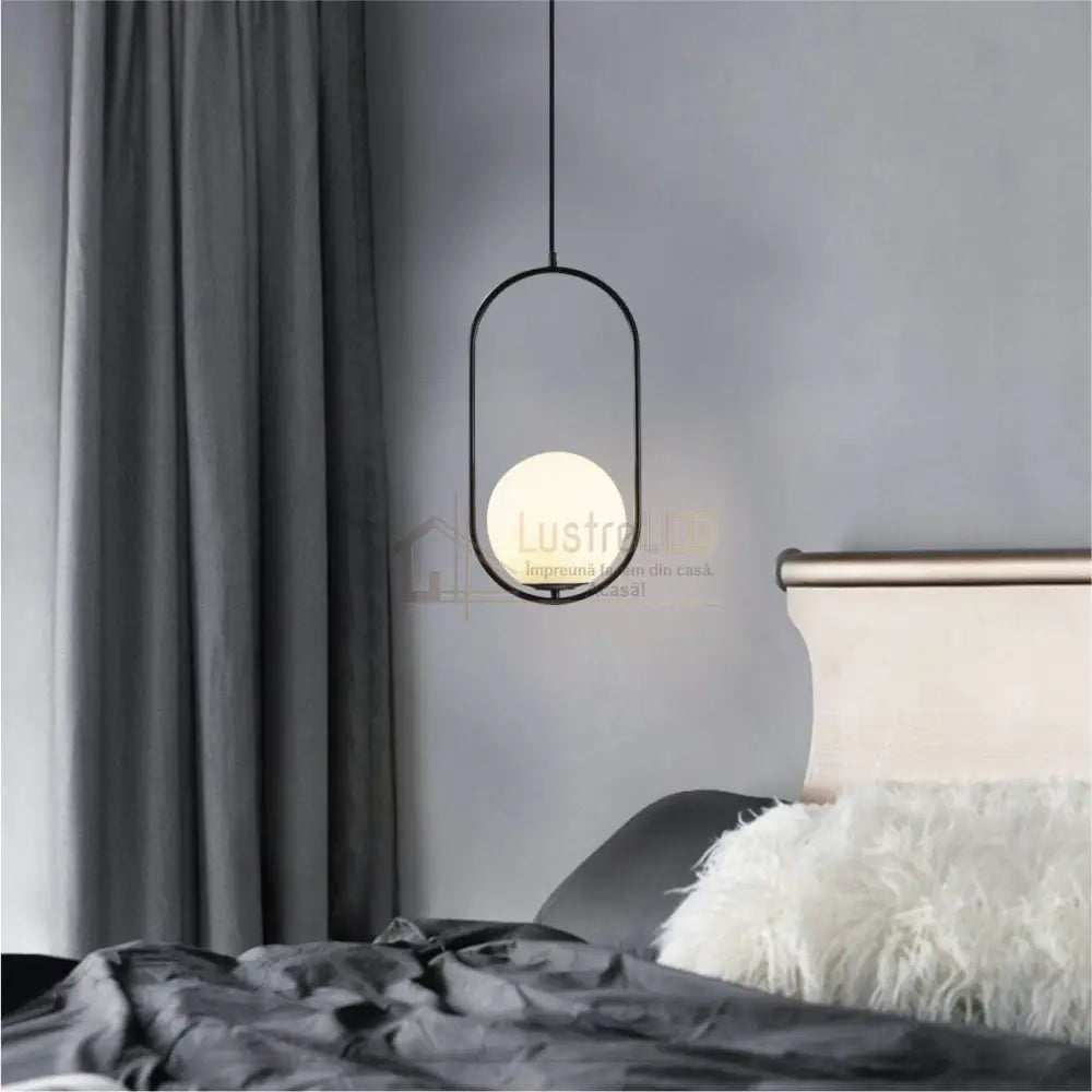 Pendul Nordic Half Moon Black lustreled.ro