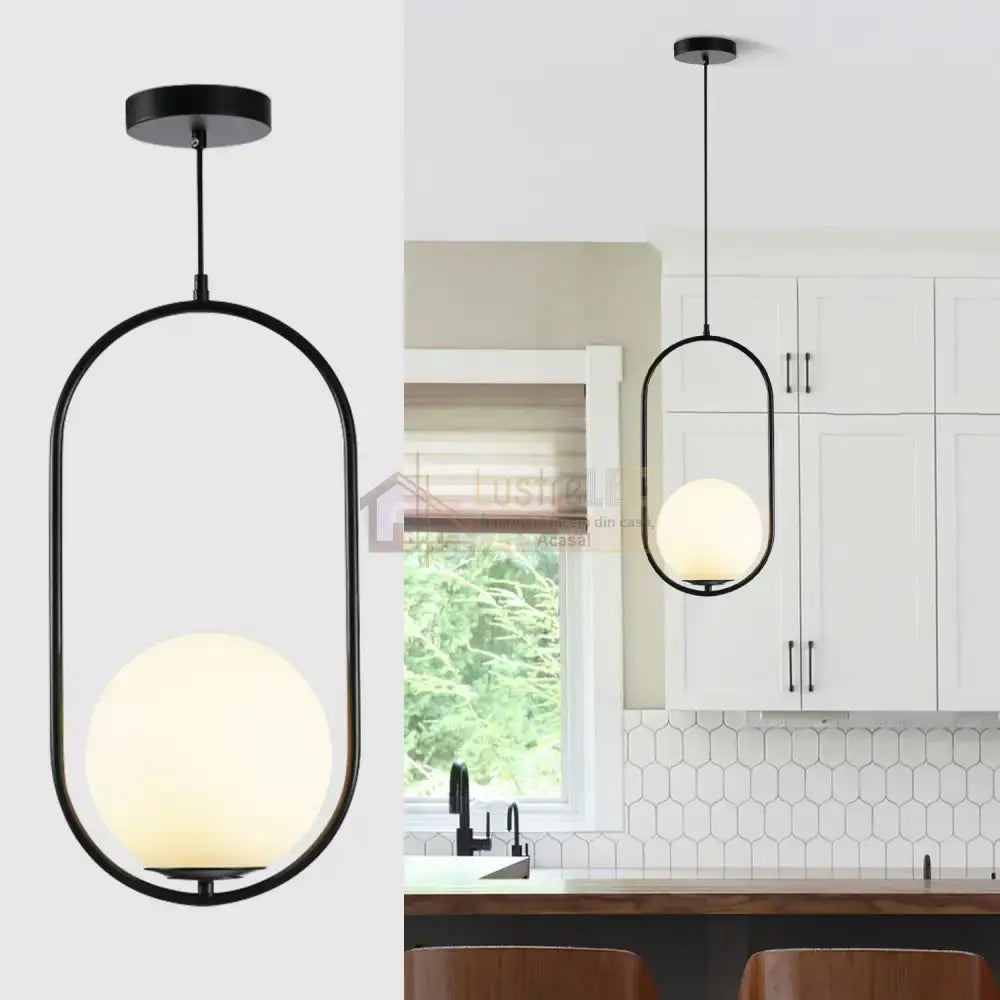 Pendul Nordic Half Moon Black NEAGRA / NORDIC Lighting Fixtures