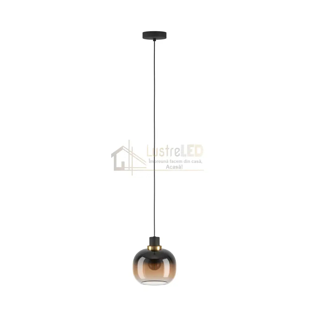 Pendul OILELLA Black 1xE27 Eglo Ø19CM Lighting Fixtures
