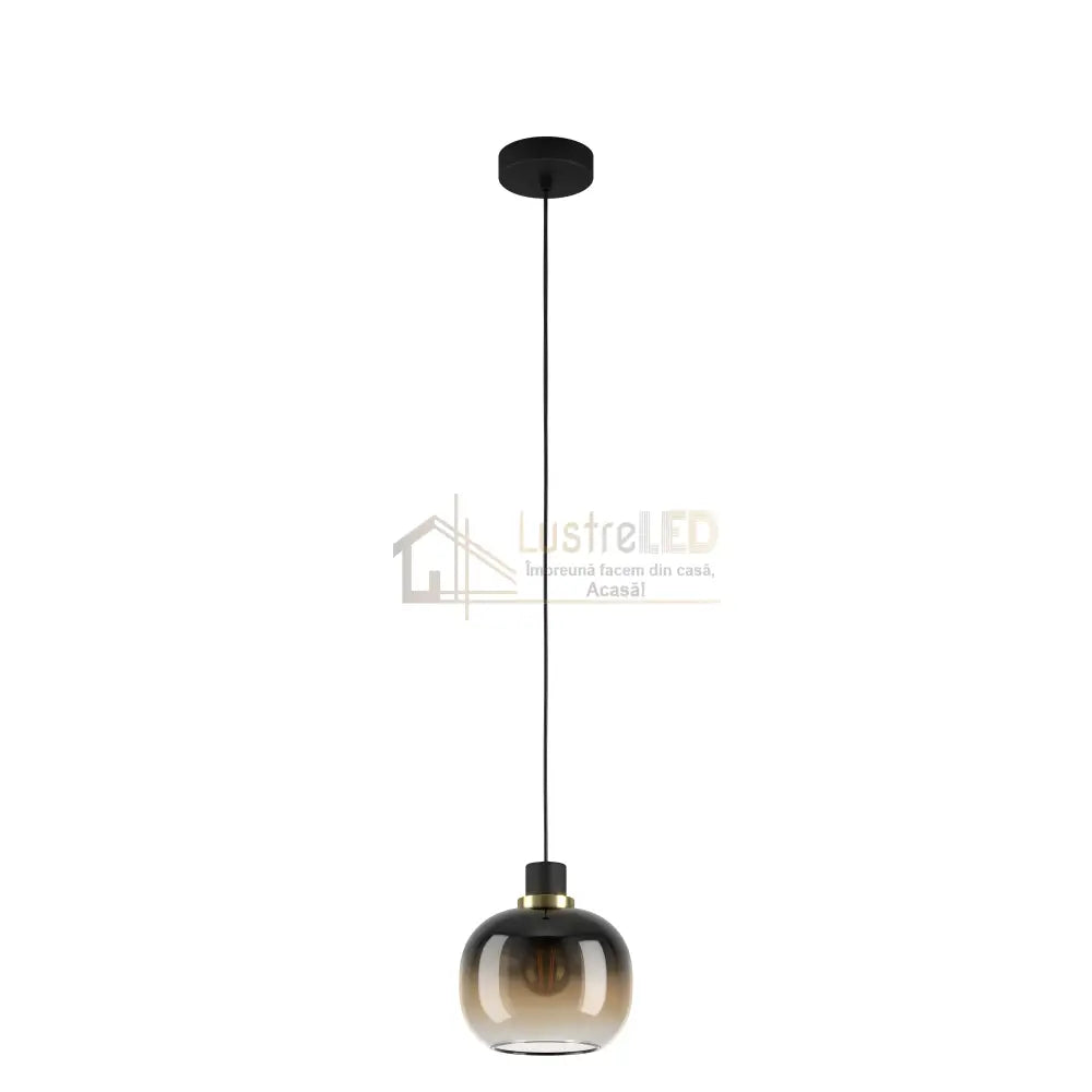 Pendul OILELLA Black 1xE27 Eglo Ø19CM Lighting Fixtures