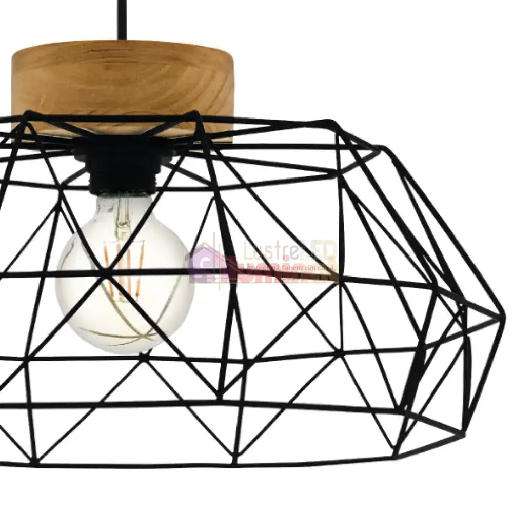 Pendul PADSTOW Black & Brown 110CM Eglo NEAGRA / ABAJUR Lighting Fixtures