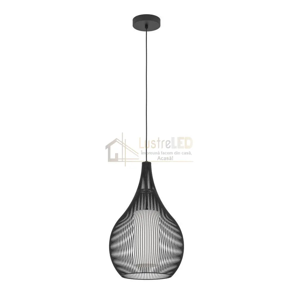 Pendul RAZONI 1 Black 110CM NEAGRA / ABAJUR Lighting Fixtures