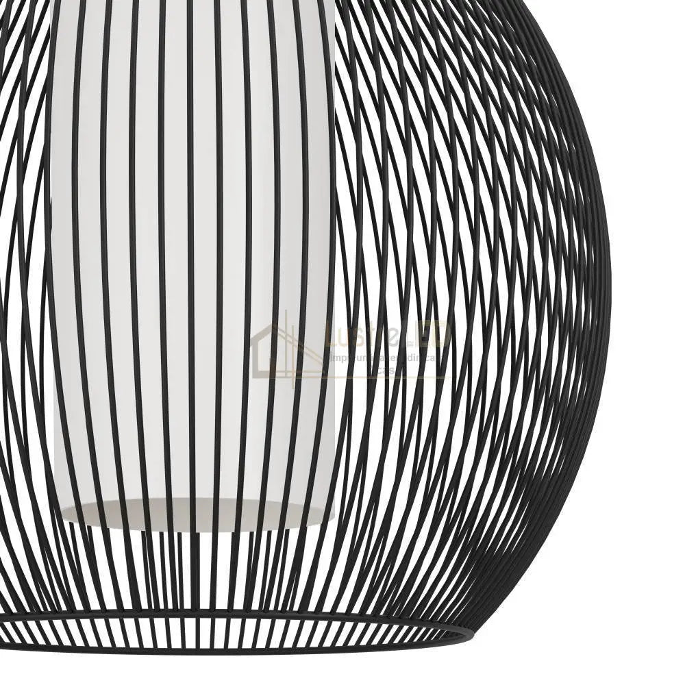 Pendul RAZONI 1 Black 110CM NEAGRA / ABAJUR Lighting Fixtures