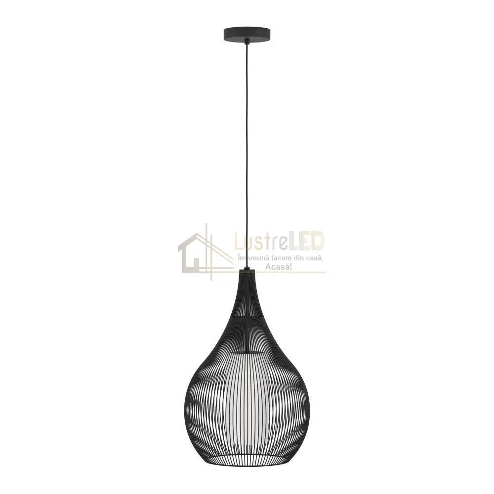 Pendul RAZONI 1 Black 110CM NEAGRA / ABAJUR Lighting Fixtures