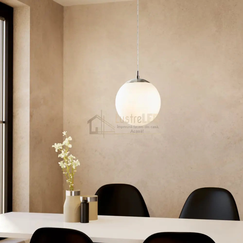 Pendul RONDO White & Silver 110x20CM ALBA / ABAJUR Lighting Fixtures