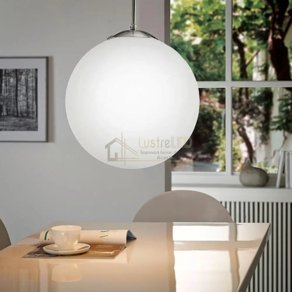 Pendul RONDO White & Silver 110x30CM ALBA / ABAJUR Lighting Fixtures