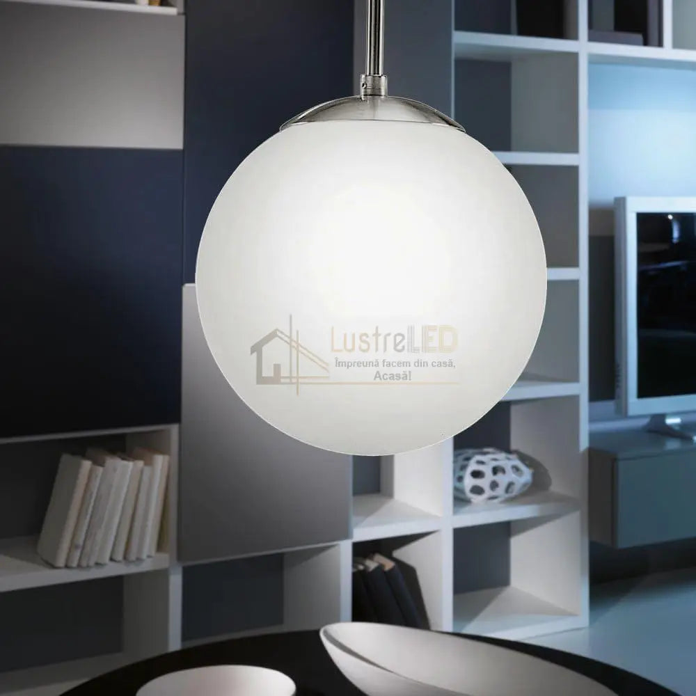 Pendul RONDO White & Silver 110x30CM ALBA / ABAJUR Lighting Fixtures
