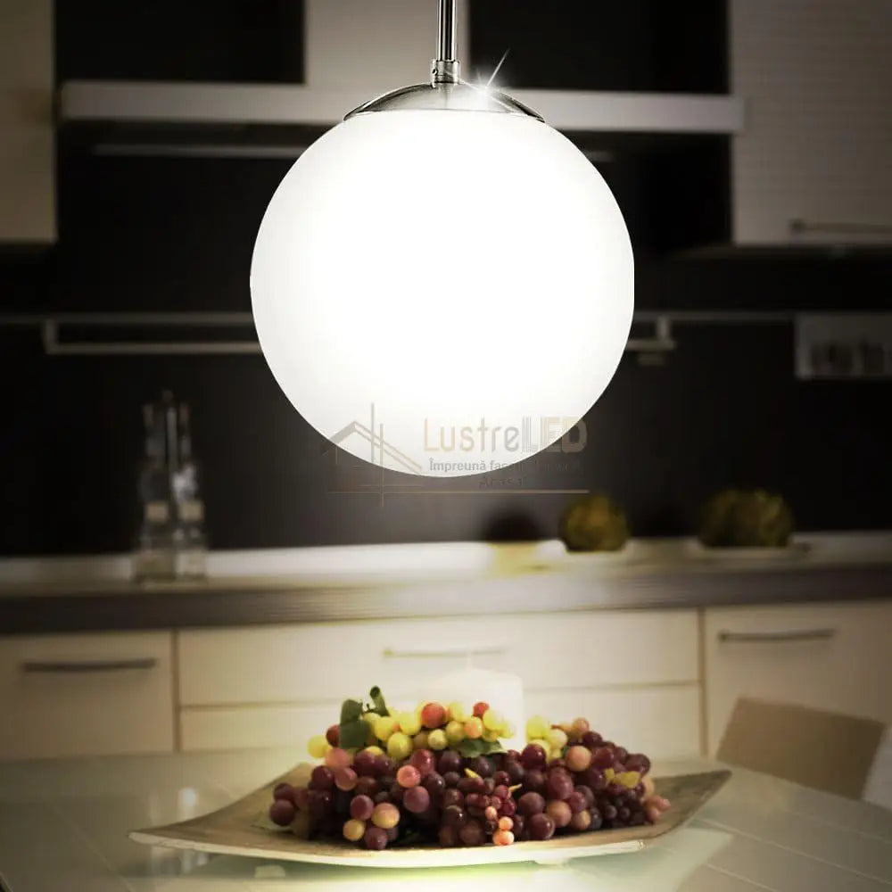 Pendul RONDO White & Silver 110x30CM ALBA / ABAJUR Lighting Fixtures