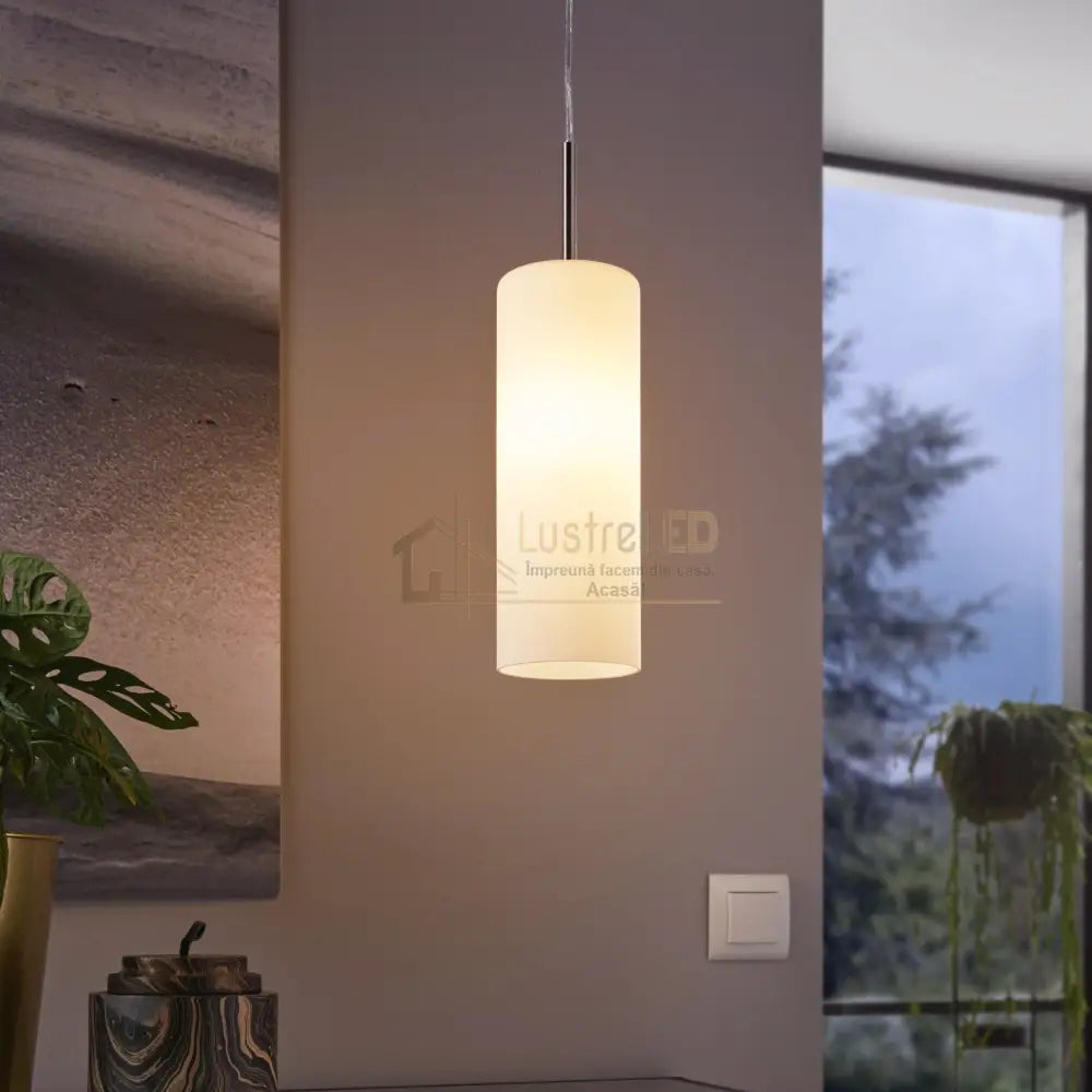 Pendul TROY 3 Silver 110CM Eglo ARGINTIE / SUSPENDATE Lighting Fixtures