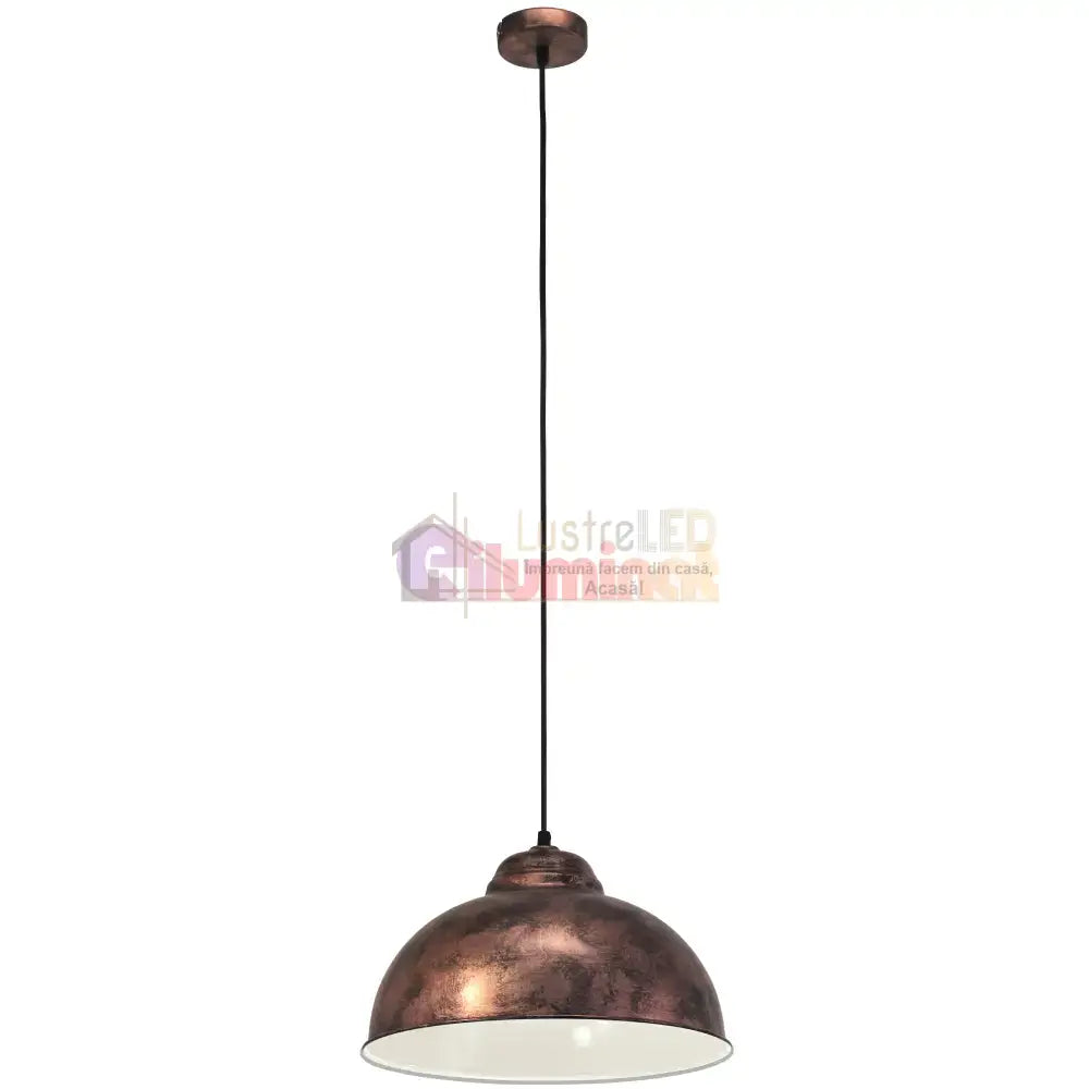 Pendul TRURO 2 Antique Cooper 110CM Eglo AURIU / ABAJUR Lighting Fixtures