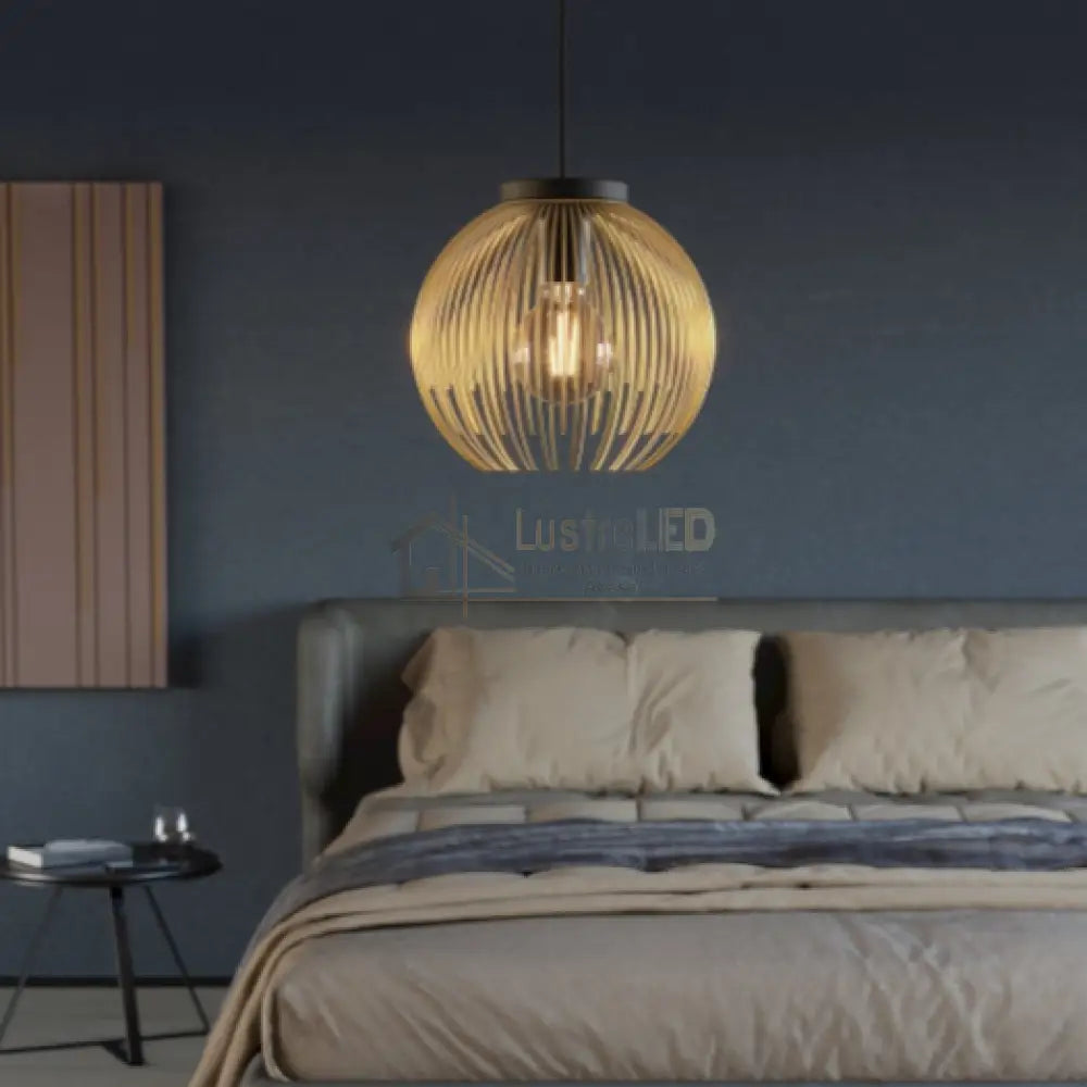 Pendul VENEZUELA Black & Gold 110CM NEGRU + AURIU / VINTAGE SI RETRO DESIGN Lighting Fixtures