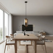 Pendul VERA 3 Black Abajur Fumuriu 1xE27 Lighting Fixtures