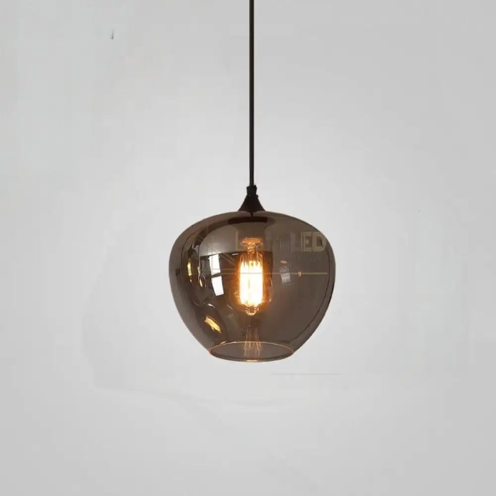 Pendul VERA 4 Black Abajur Fumuriu 1xE27 Lighting Fixtures