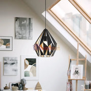 Pendul Vintage CARLTON 1 Black & Gold 110CM Eglo NEAGRA / VINTAGE SI RETRO DESIGN Lighting Fixtures