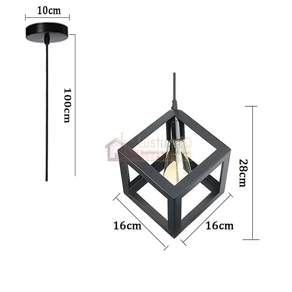 Pendul Vintage E27 Cub Lighting Fixtures