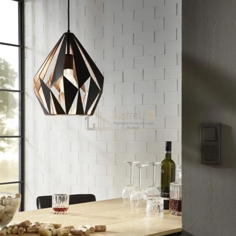 Pendul Vintage E27 Pheonix Negru Lighting Fixtures