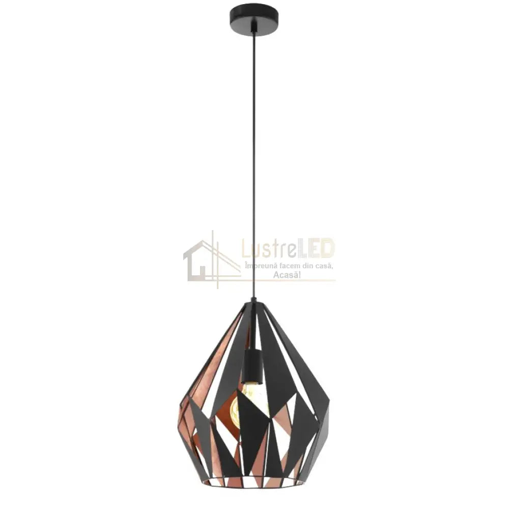 Pendul Vintage E27 Pheonix Negru Lighting Fixtures