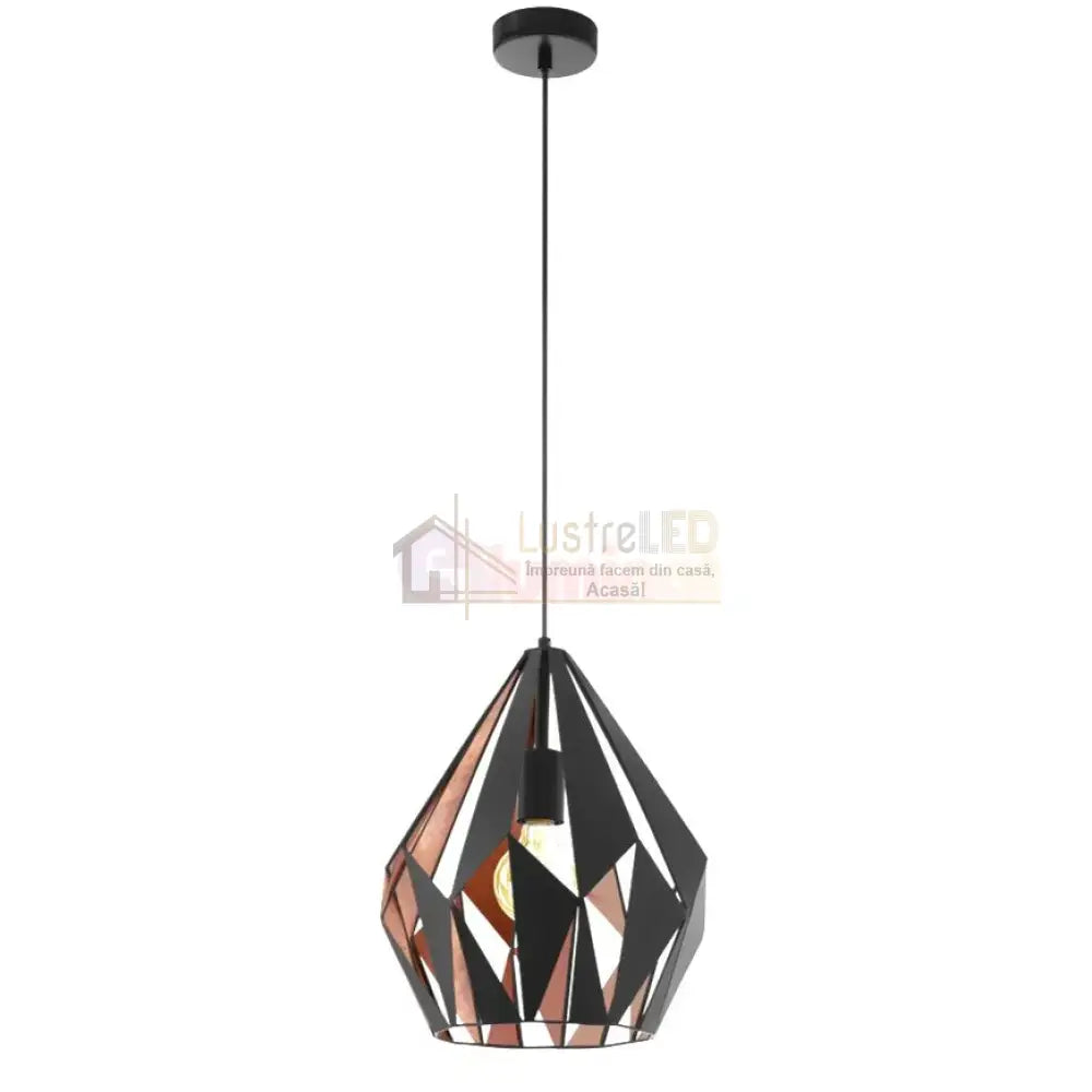 Pendul Vintage E27 Pheonix Negru Lighting Fixtures