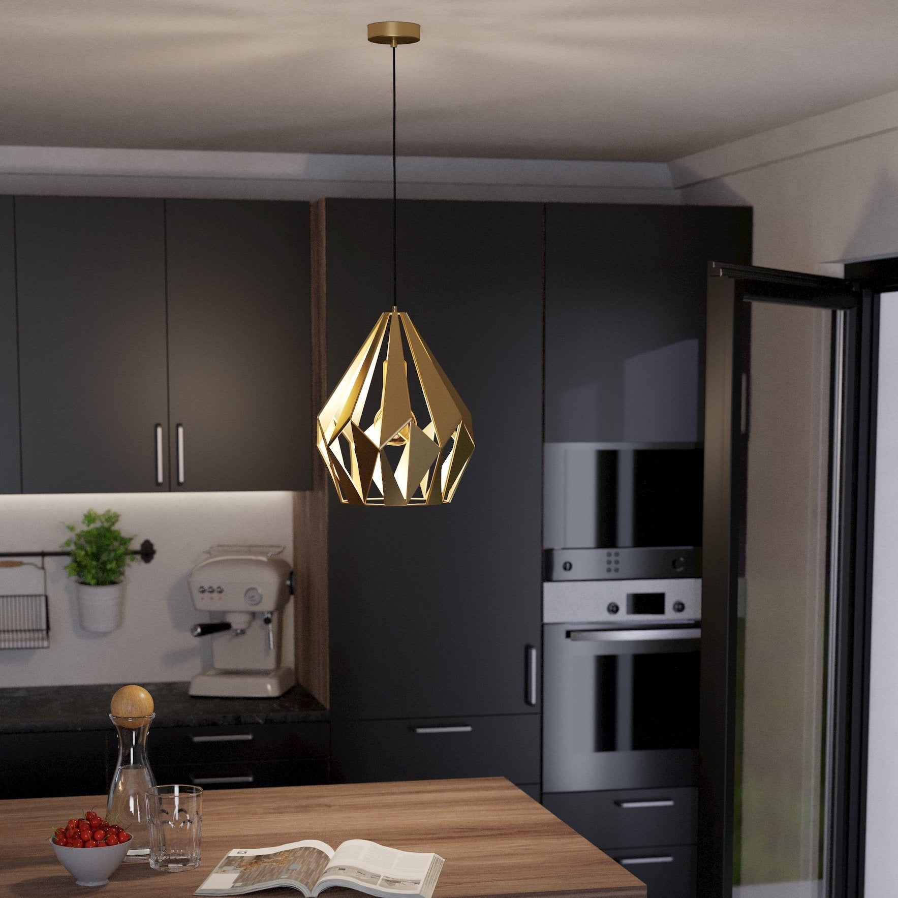 Pendul vintage EGLO CARLTON Gold 43814