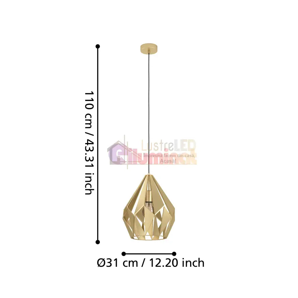 Pendul vintage EGLO CARLTON 43814 lustreled.ro