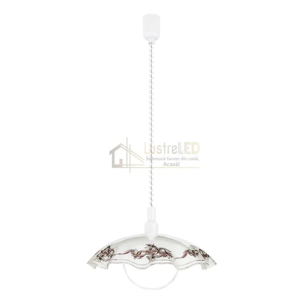 Pendul Vintage VETRO White 110CM ALBA / ABAJUR Lighting Fixtures