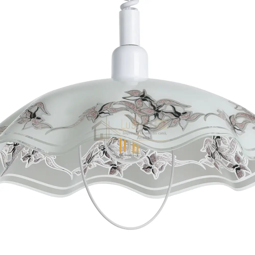 Pendul Vintage VETRO White 110CM ALBA / ABAJUR Lighting Fixtures