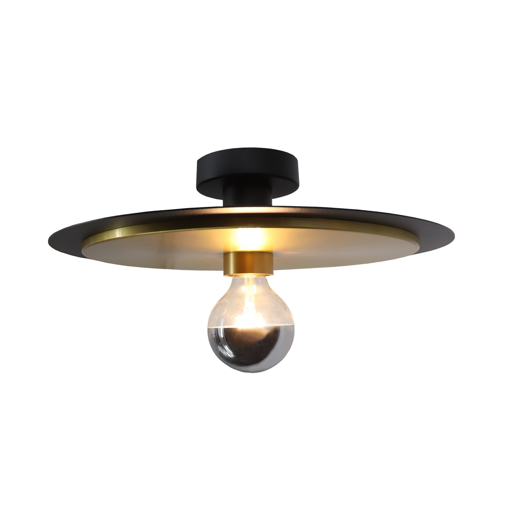 Lustra Aplicata PENY Unique 1xE27 Black&Gold