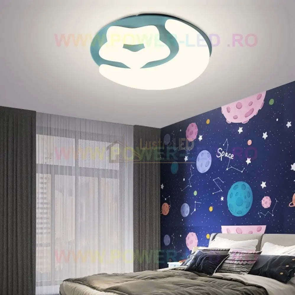 Plafoniera Led 120W Moon & Star Dimabila Telecomanda - Pl1777/120W