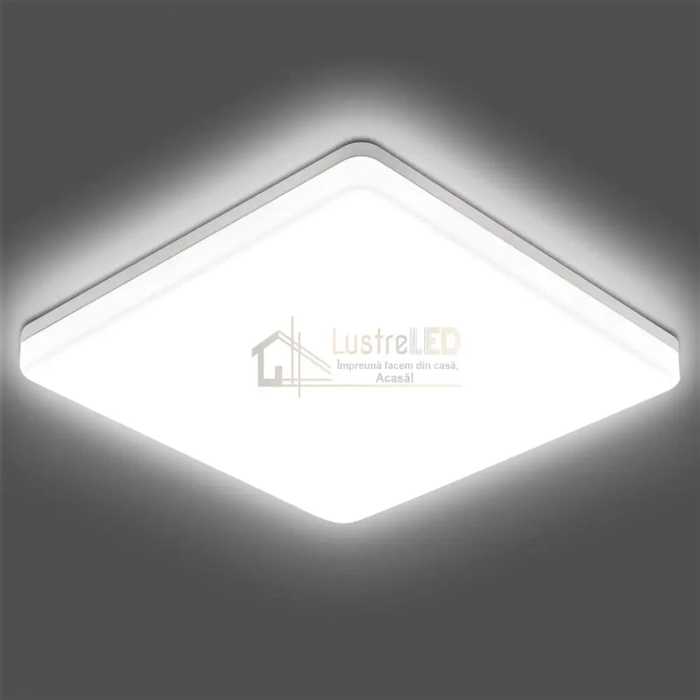 Plafoniera Led 18W Patrata Echivalent 150W C051 Led Ceiling Light